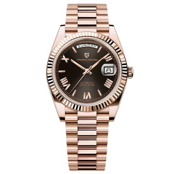 Rose Black Herren Uhr